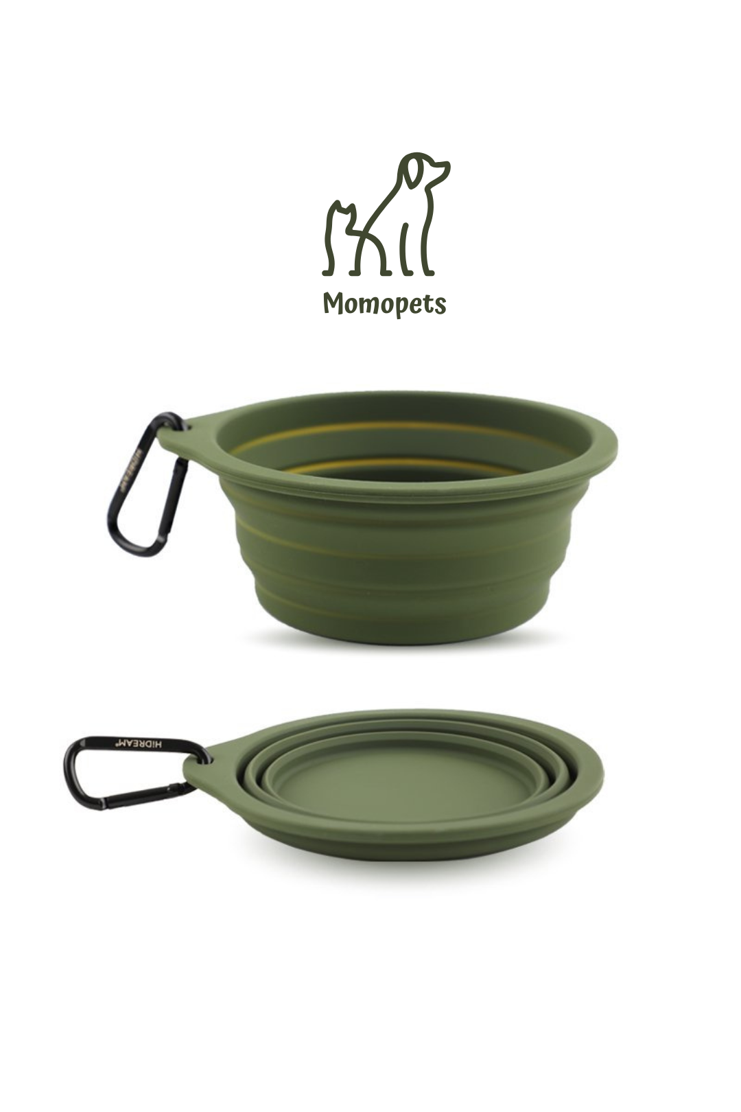 Foldable Travel Pet Bowl | Momopets™ GoBuddy Series
