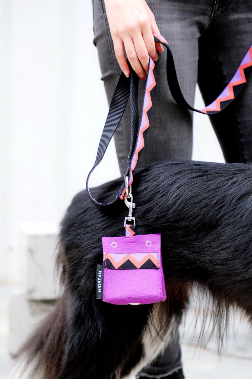 Momopets™ Rainbow Series – Felt Dog Poop Bag Holder